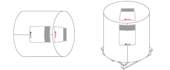 Contenitori ad ampio formato: Bobine con o senza bancale